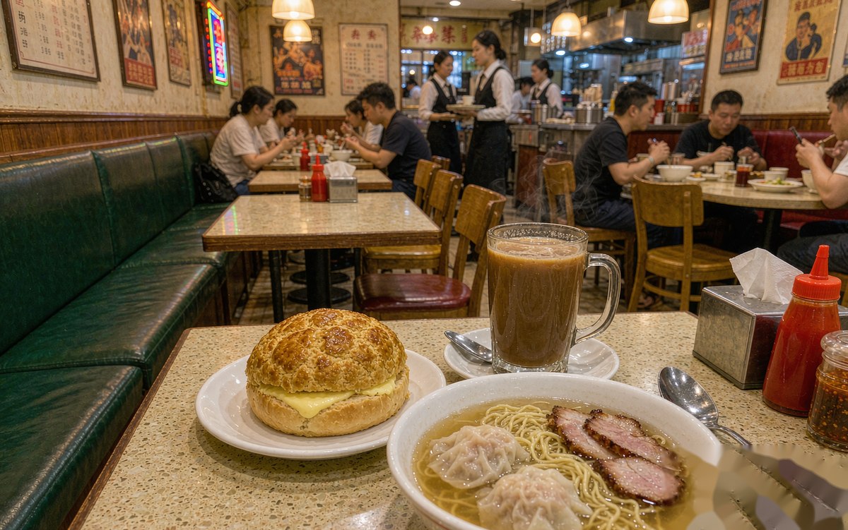 中国香港的茶餐厅和云吞面,老板更该把街坊客经营住 中国香港的茶餐厅和云吞面,老板更该把街坊客经营住