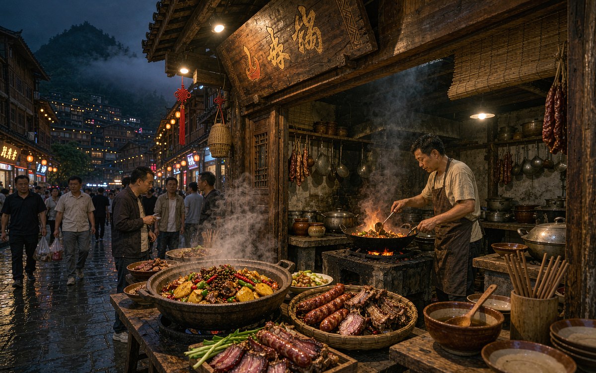 张家界土家菜馆用扫码点餐兜住游客复购：一碗三下锅的私域想象